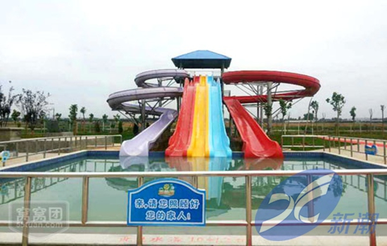 彩虹滑梯、螺旋组合滑梯