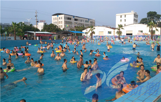 海浪池：鼓风式造浪设备